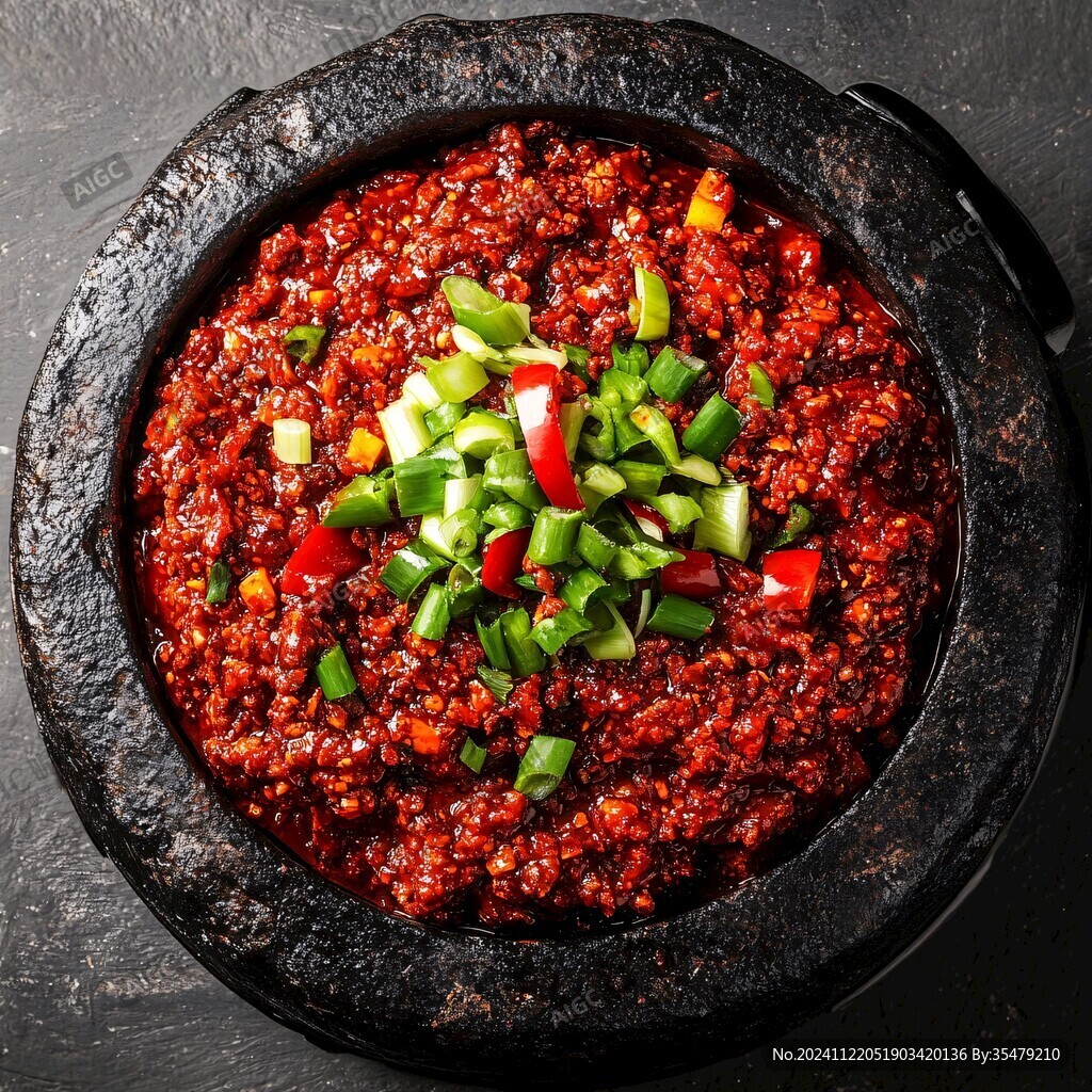 石锅肉末