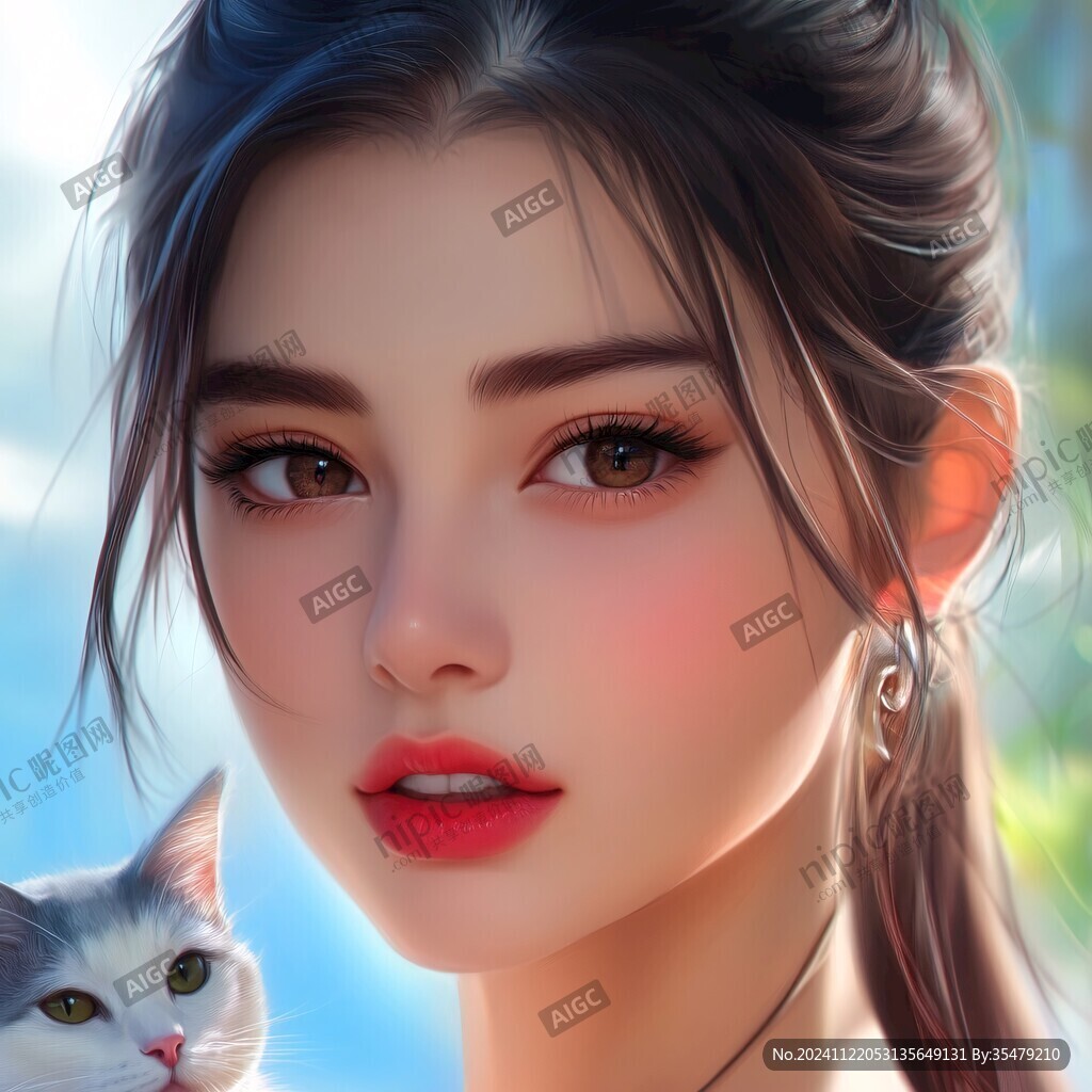 写实人物插画