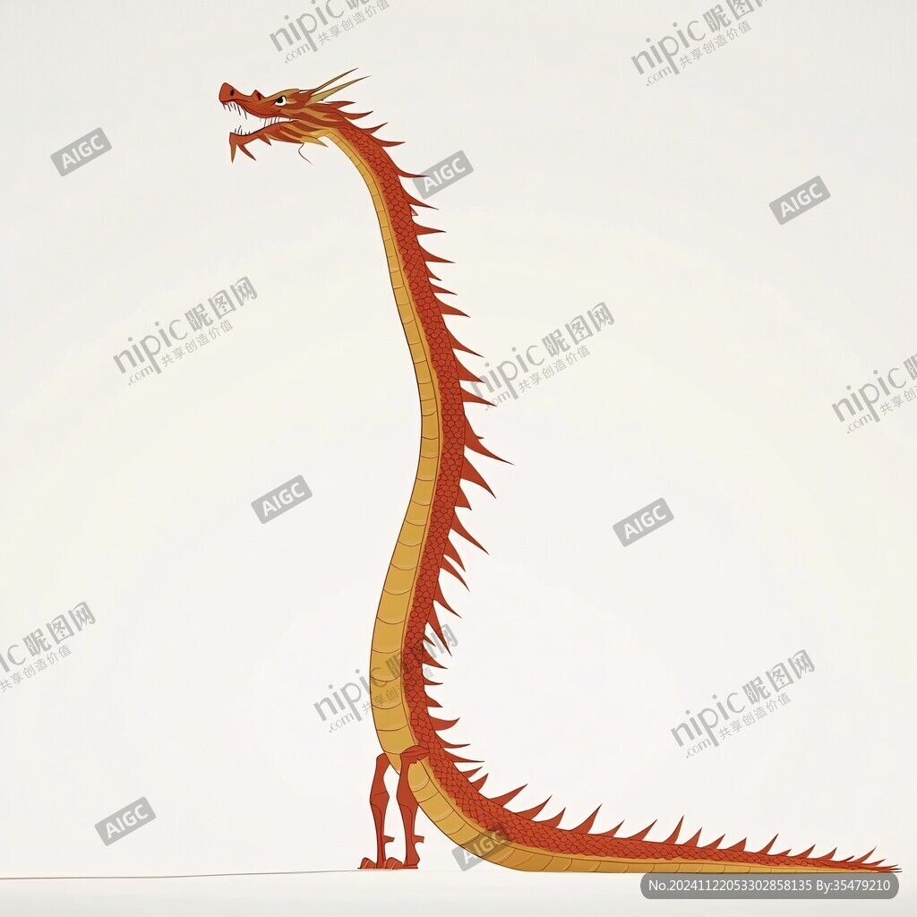 微信移动端卡通龙素材