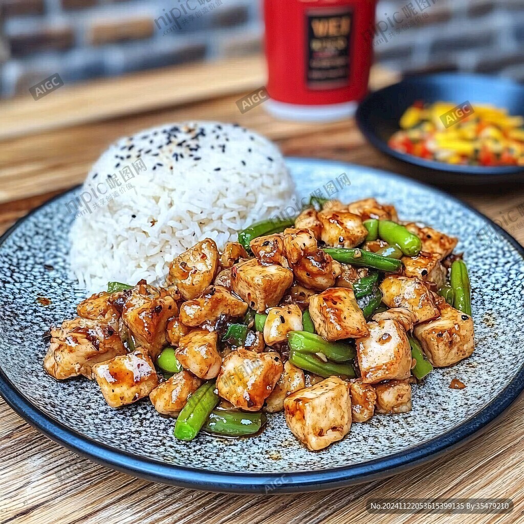尖椒肥肠盖饭套餐