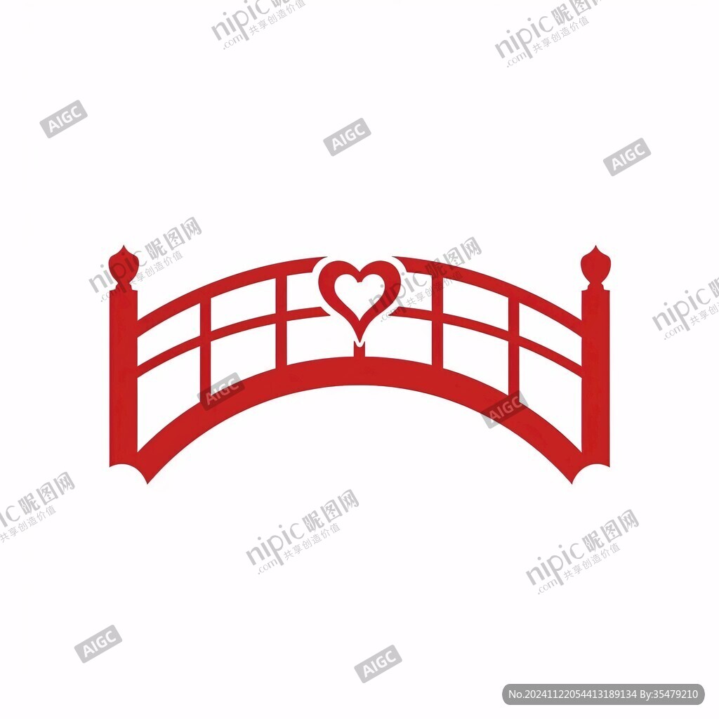 石桥栏杆logo标志