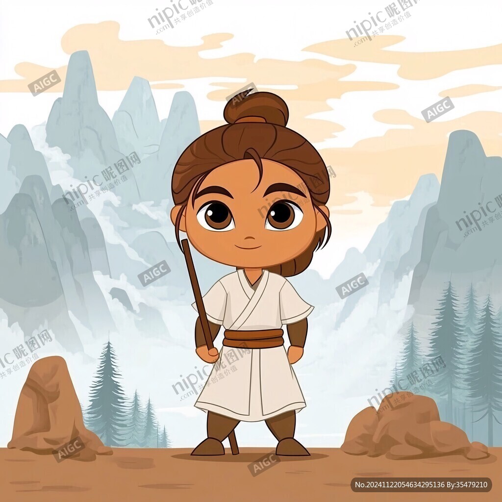 卡通郭靖