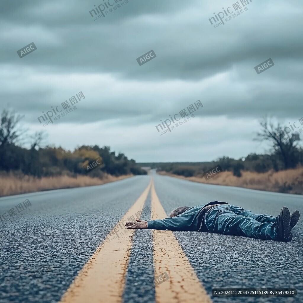 睡马路