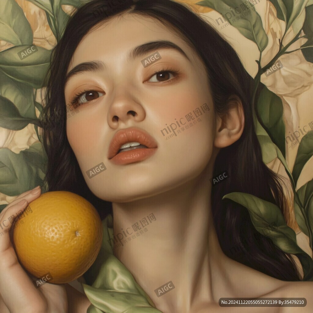 高级感女插画