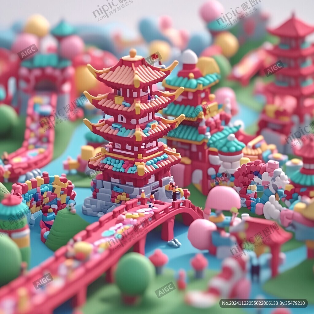 3d立体插画风格