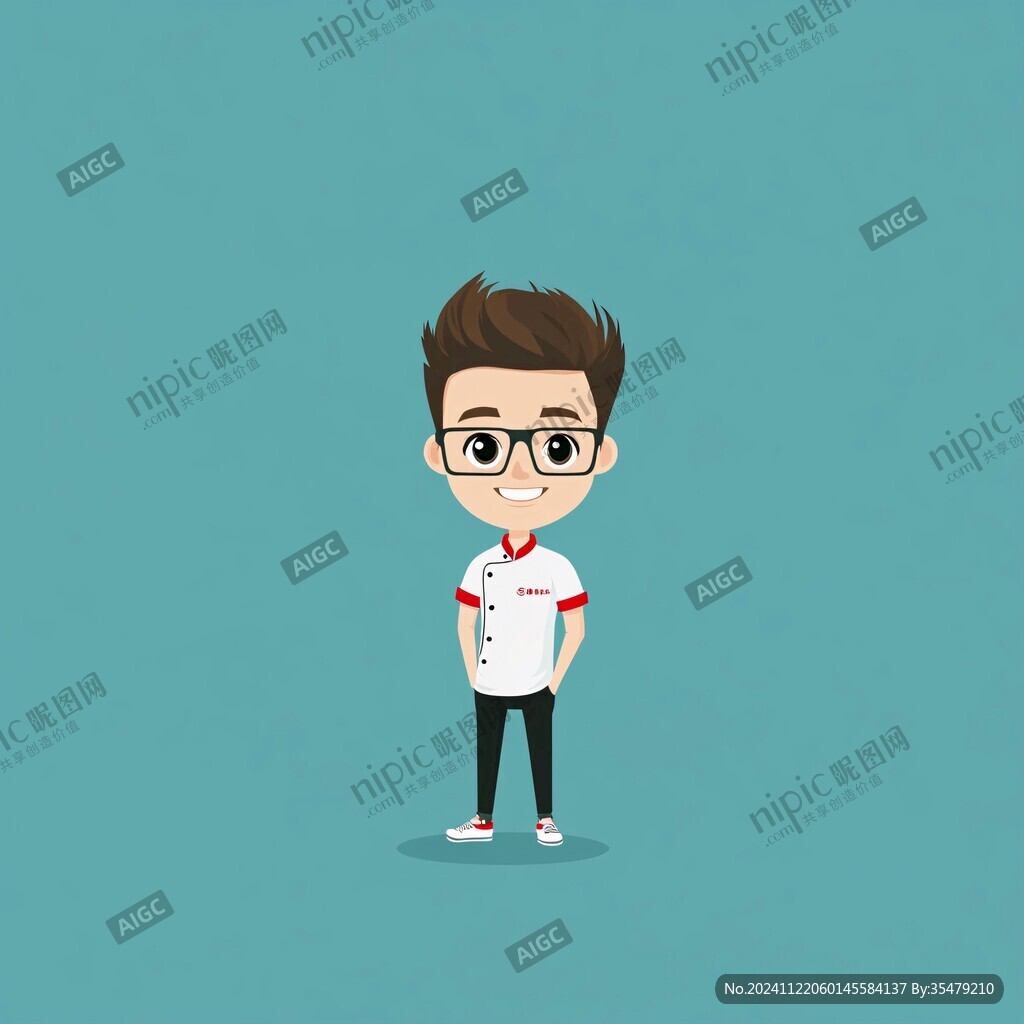 卡通男生形象设计
