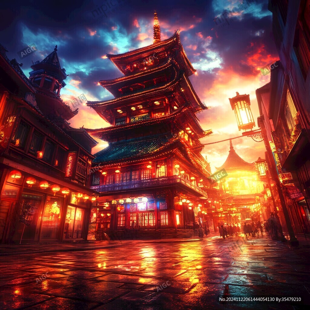 横店插画