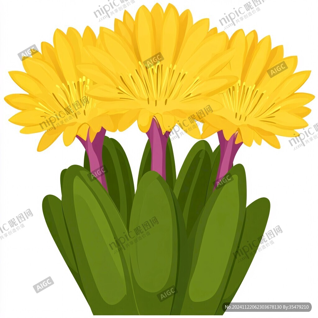 金盏花插画
