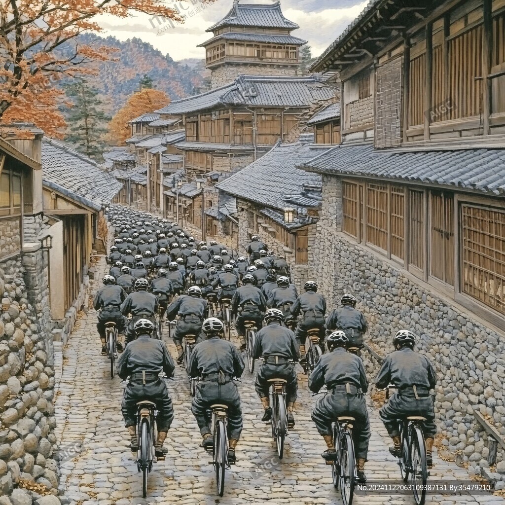 德川幕府时代街景