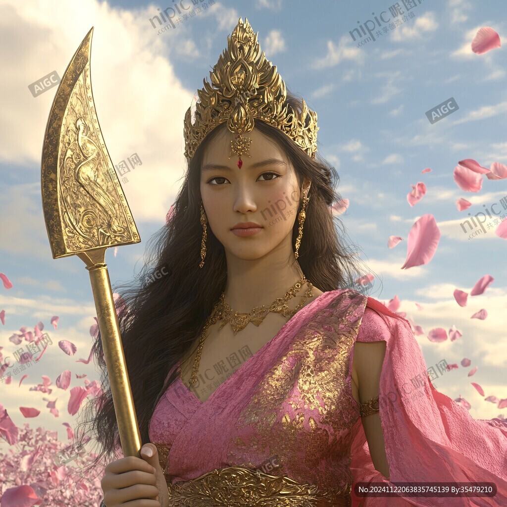 拿长矛的女神