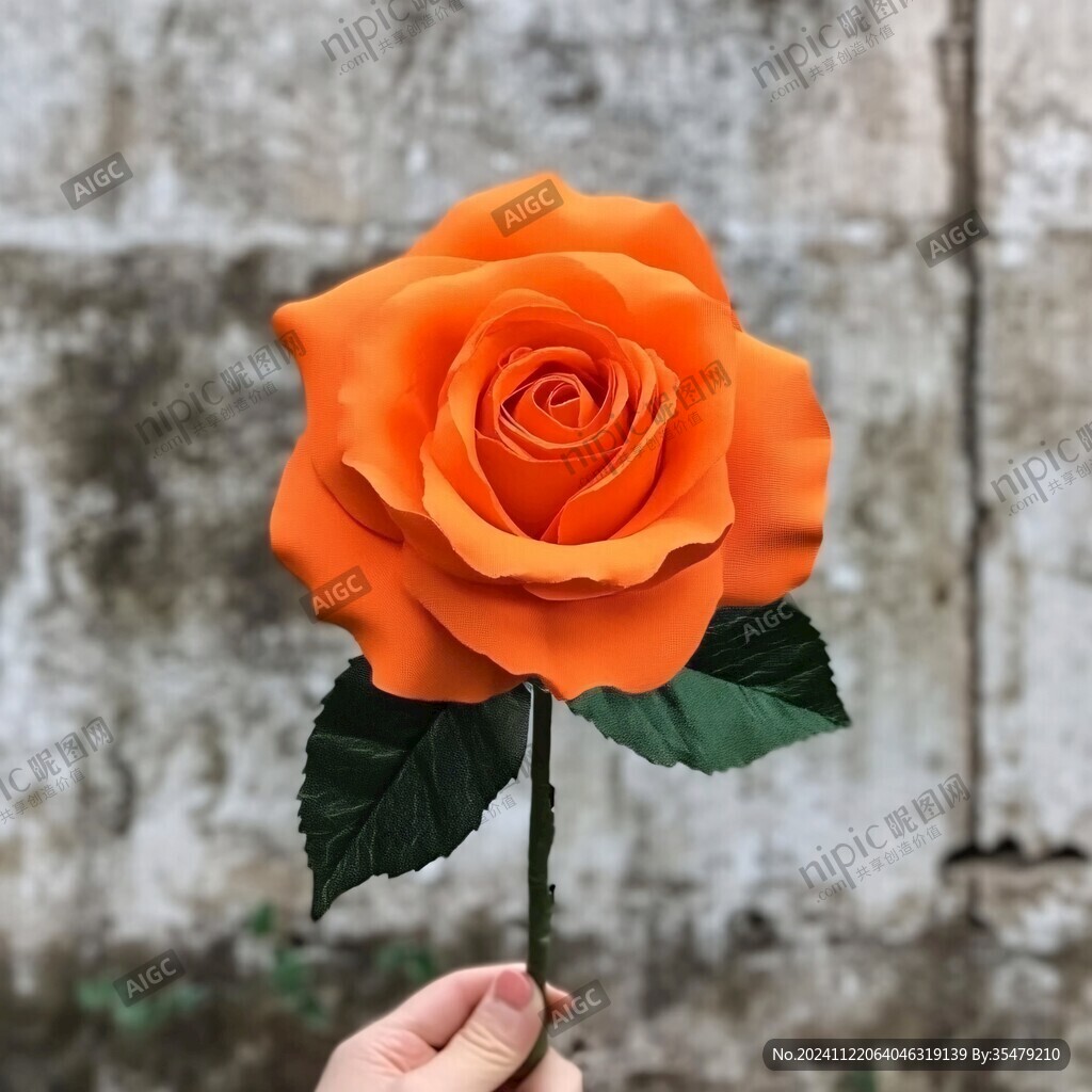 橘色玫瑰花