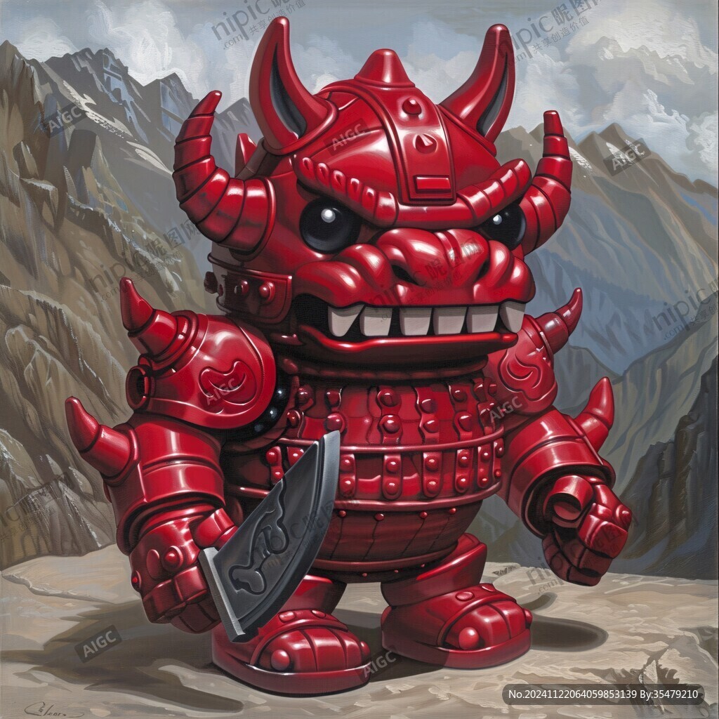 吞口兽金属札甲