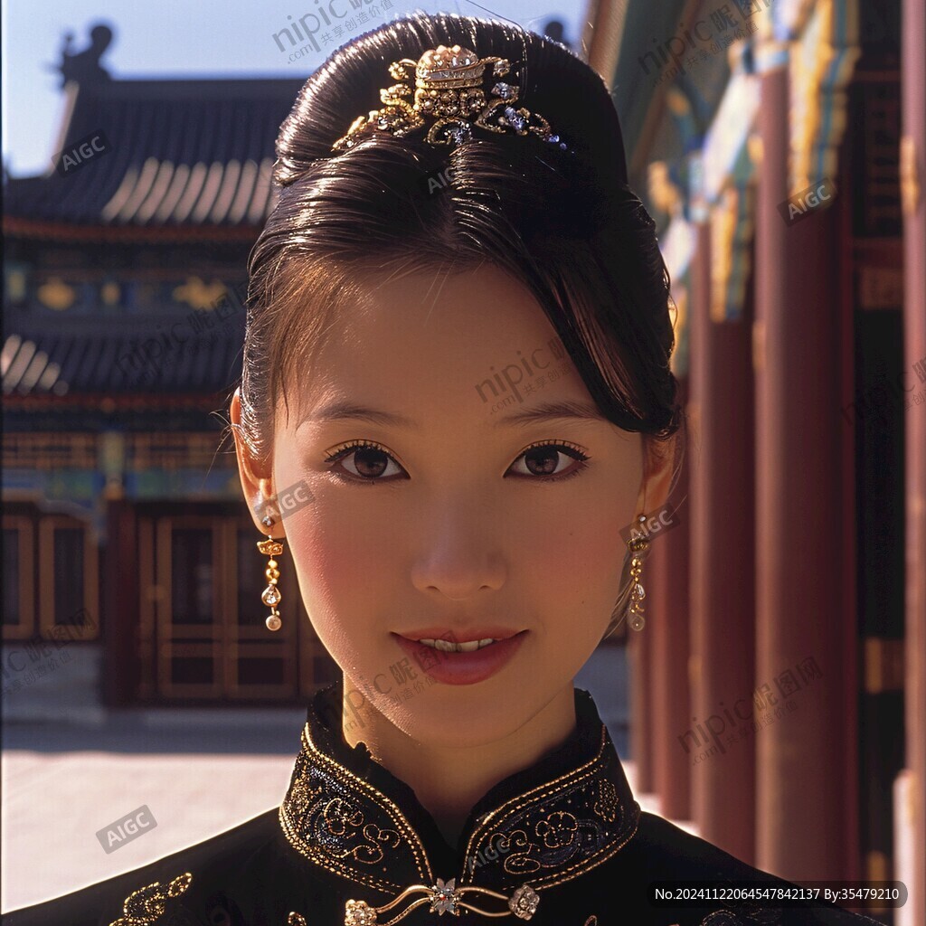 清宫元素清宫美女