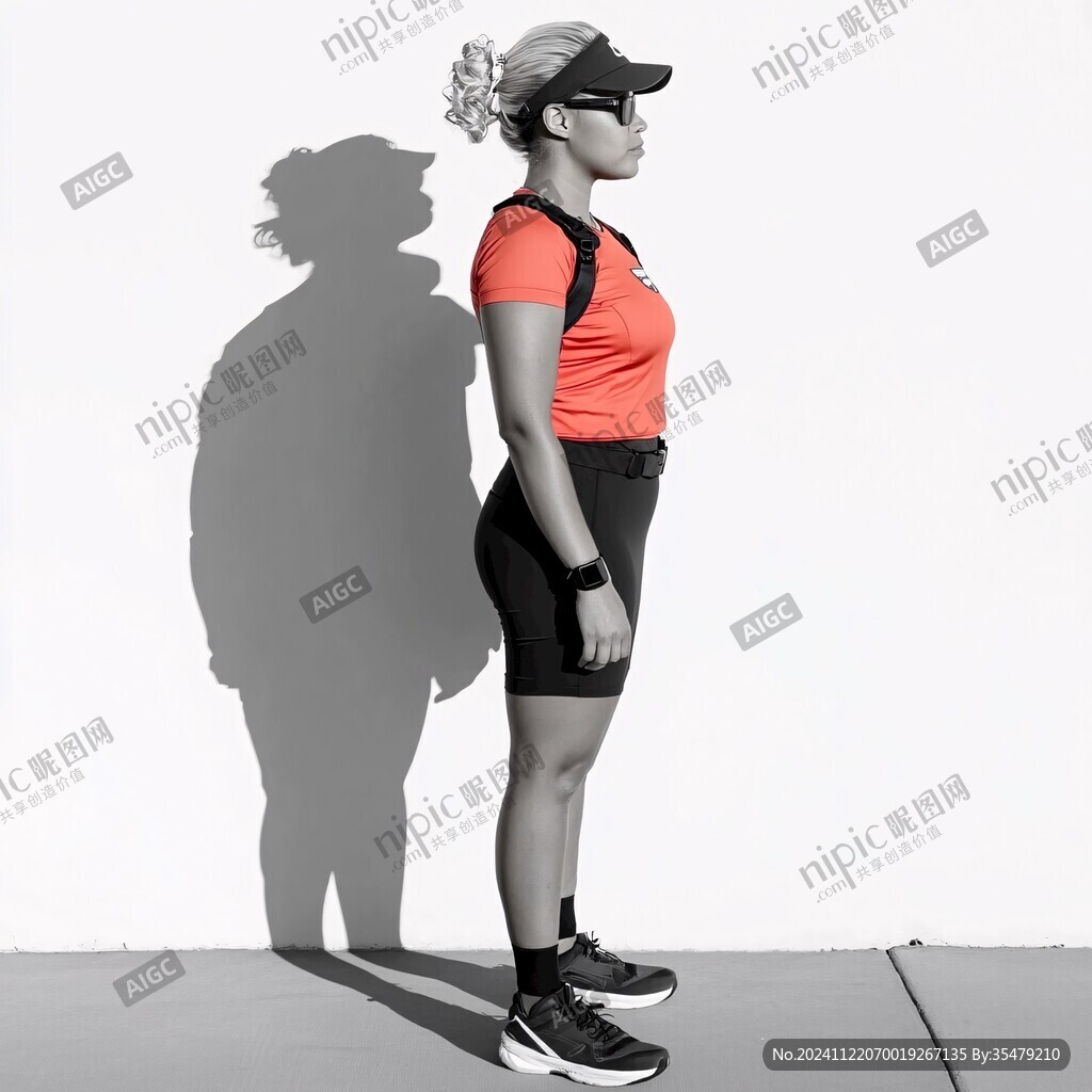 运动服装模特
