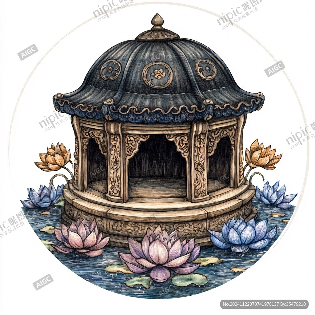 海坛城插画