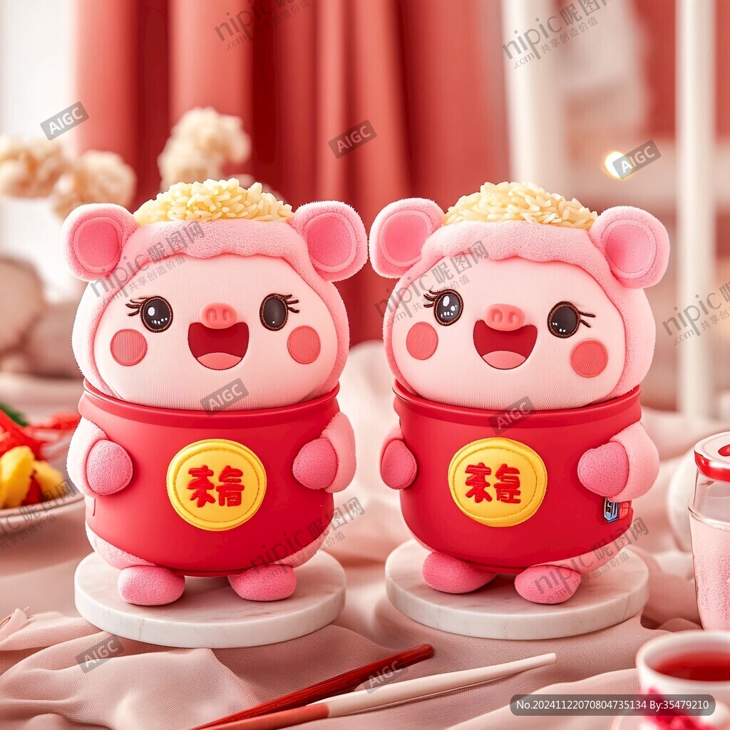 鼠年合影道具