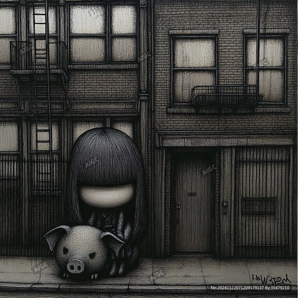 孤独的灵魂插画