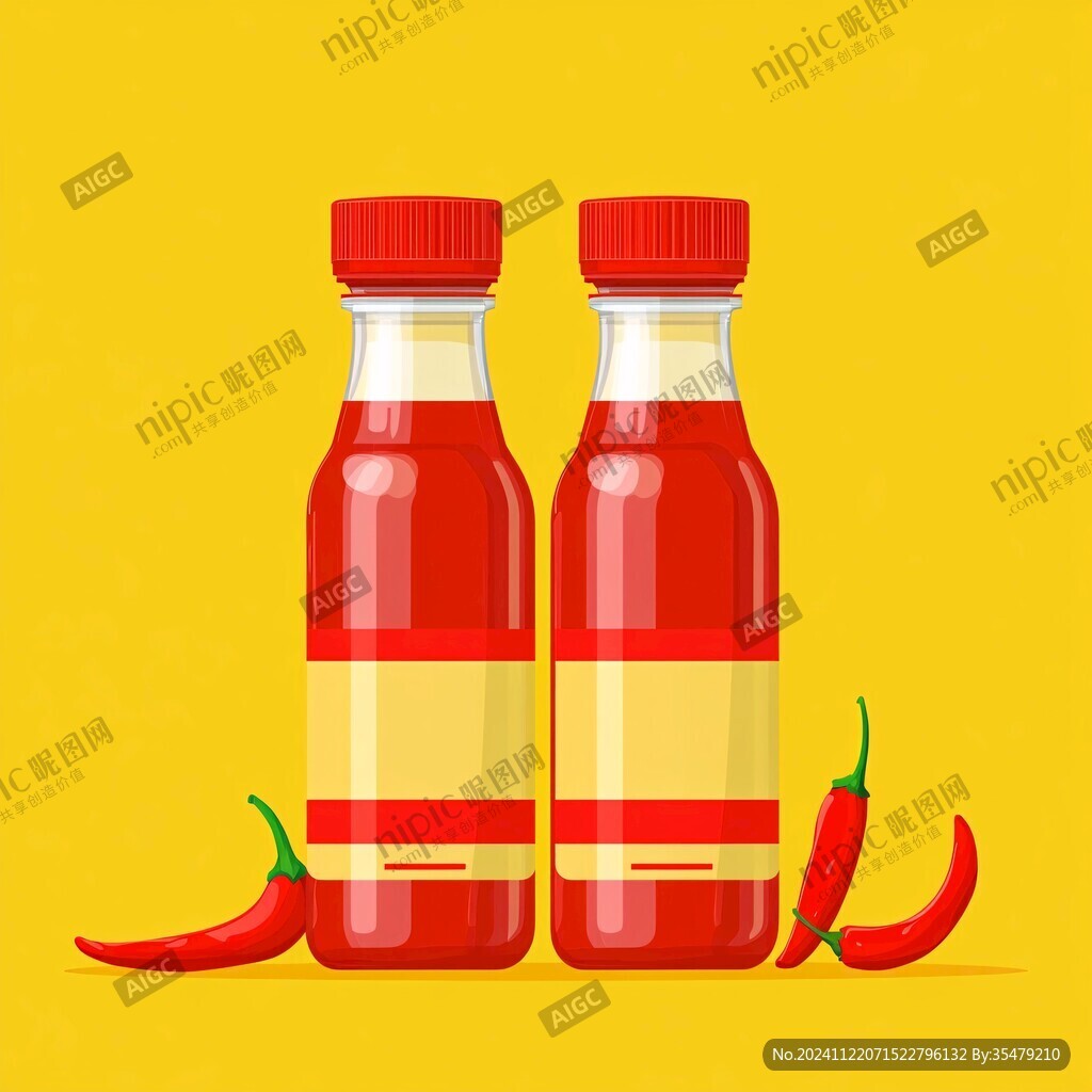 辣椒酱插画