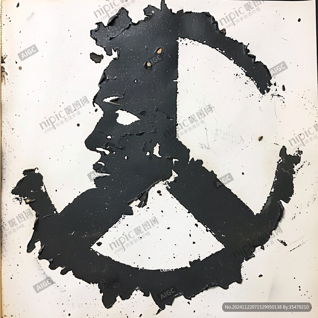 抽象水墨一字