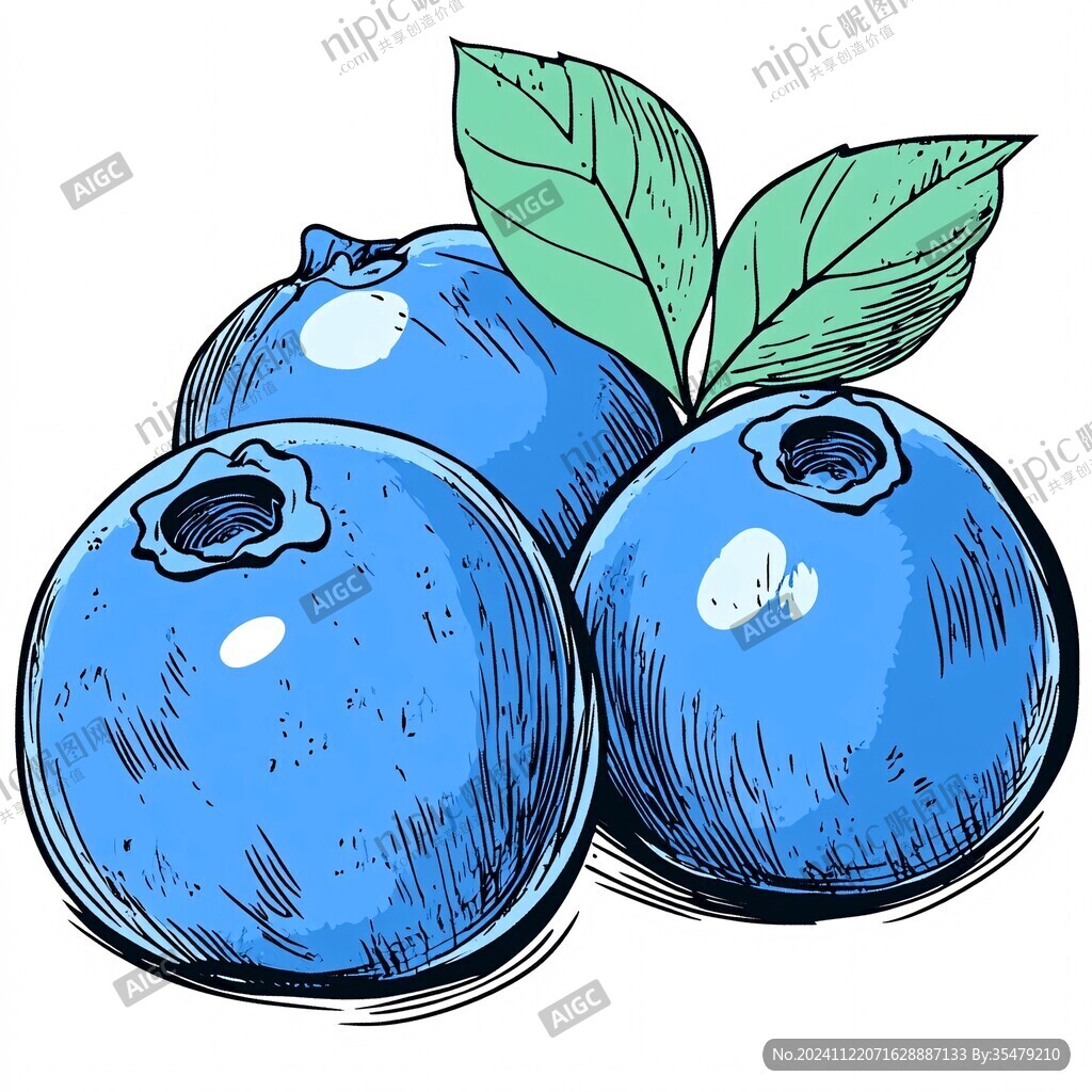 鼠绘蓝莓