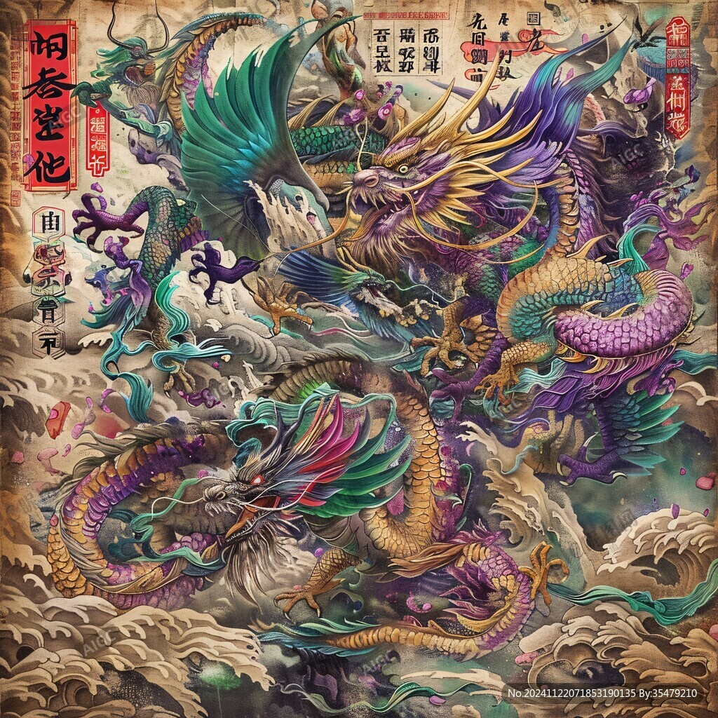 龙年包装插画合集