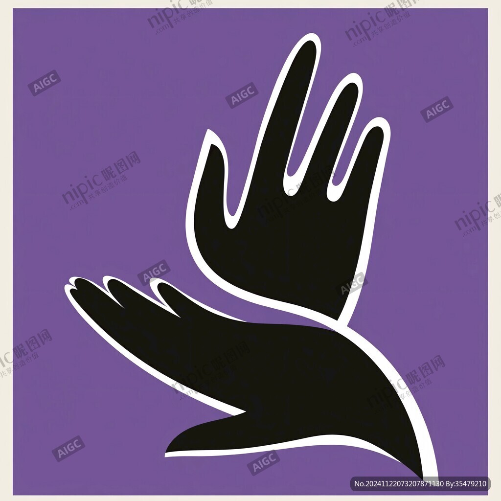 手型透视logo