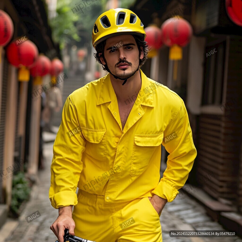 黄色工作服