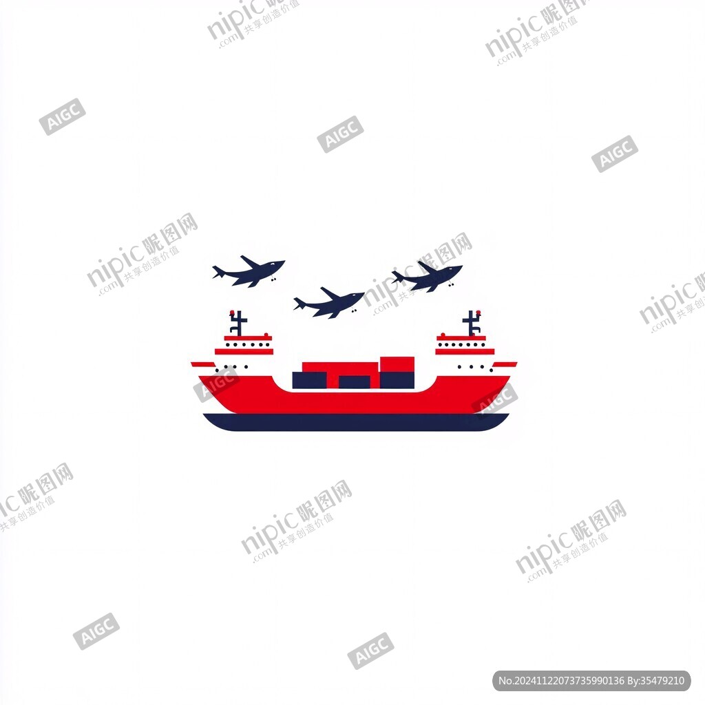 船舶海洋运输logo