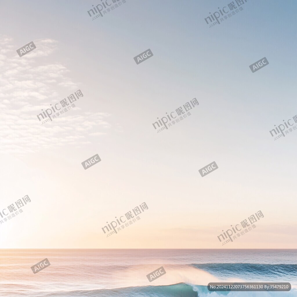 蓝天晚霞大海