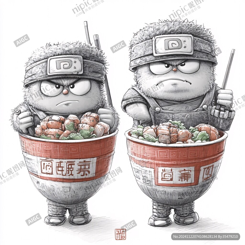 潮牌汉煲卡通