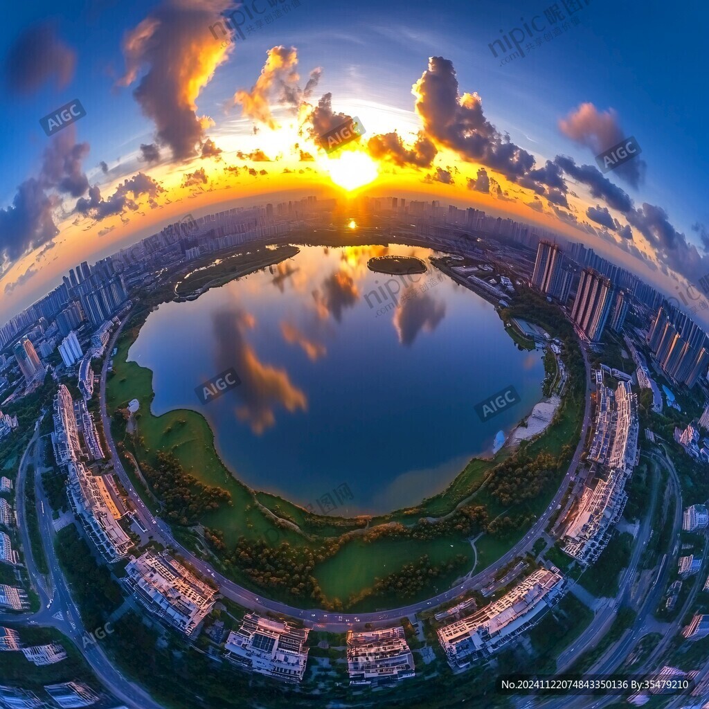 松雅湖晨光