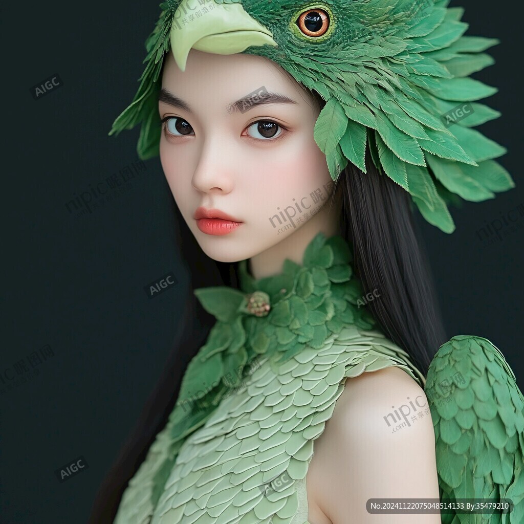 写实人物插画