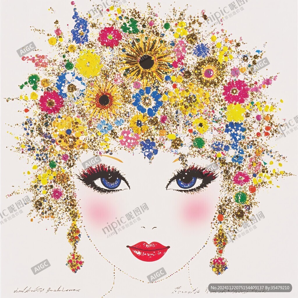 魅力金娃娃装饰画艺术