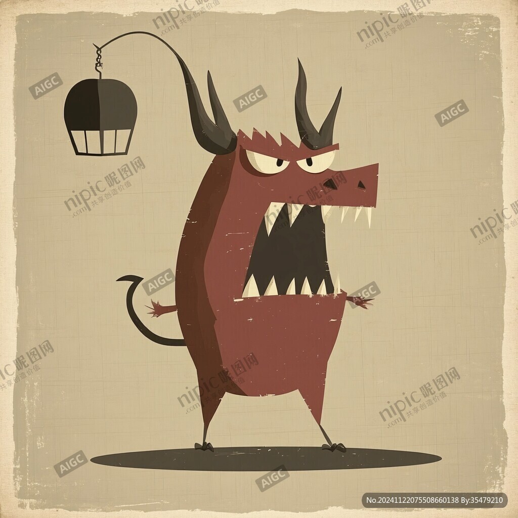 小恶魔插画