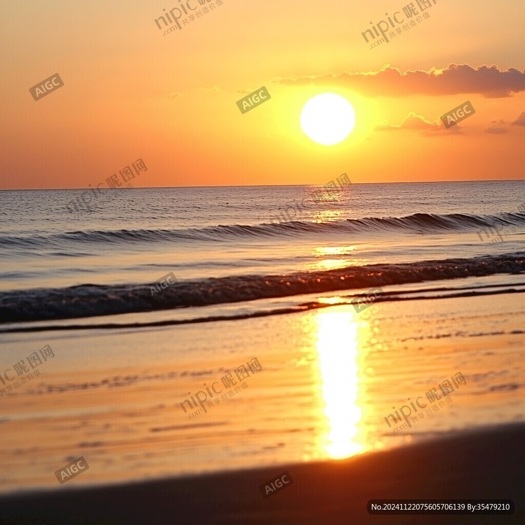 太阳落山太阳下山海洋