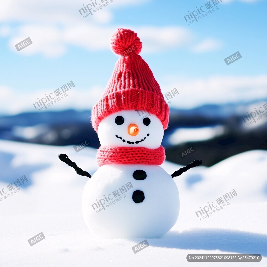 户外小雪人