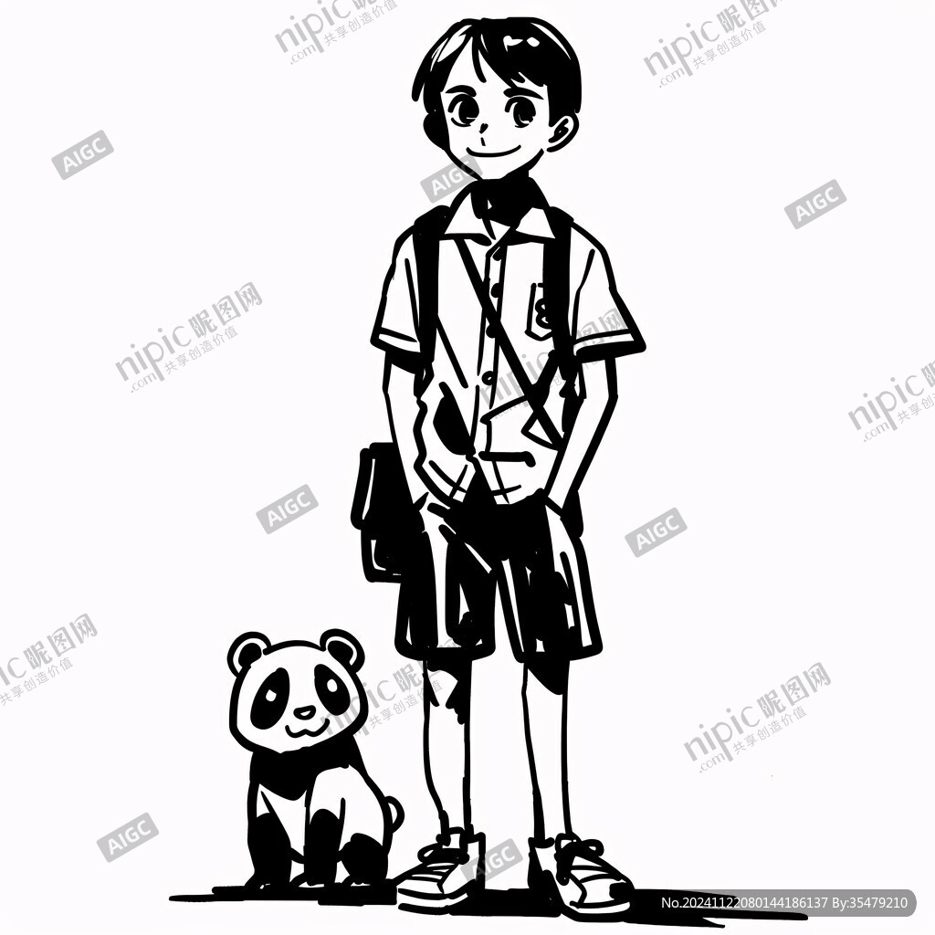 拟人大熊猫