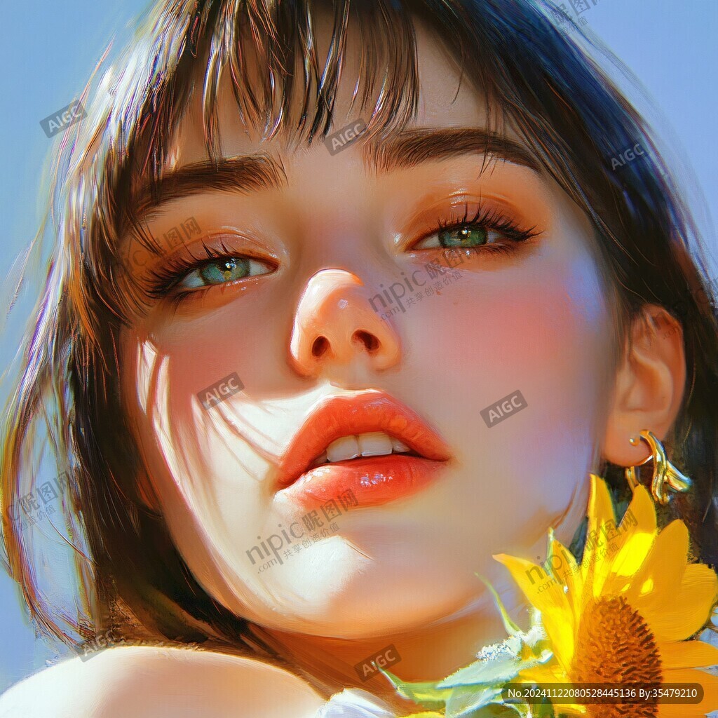 写实人物插画