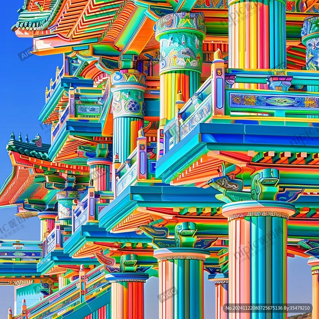 波普风古建筑