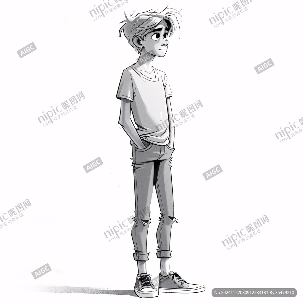 少年插画