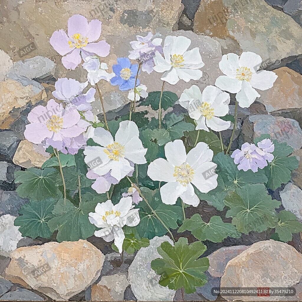 醡浆草插画
