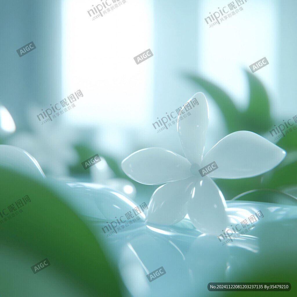 3d立体简约花