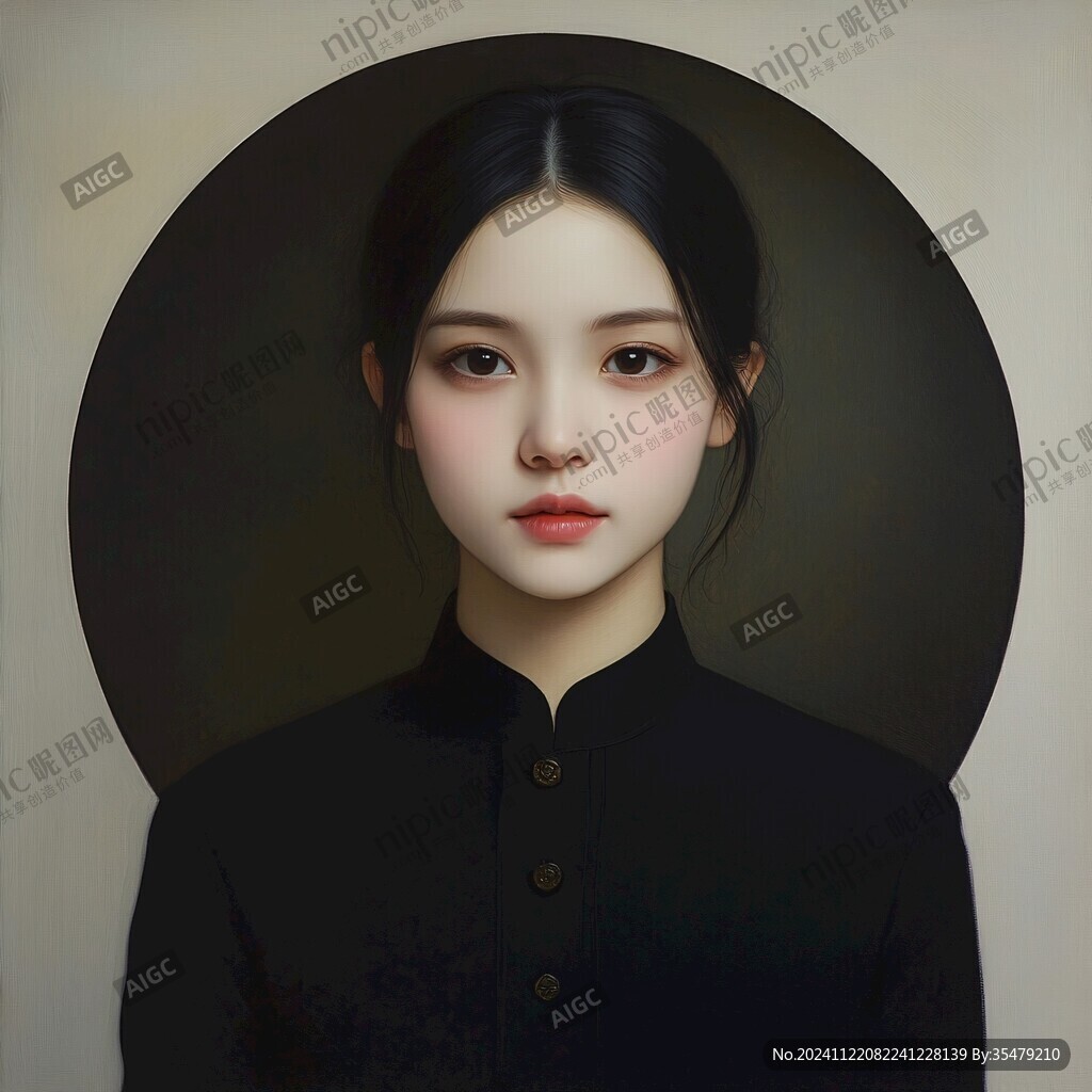 写实人物插画