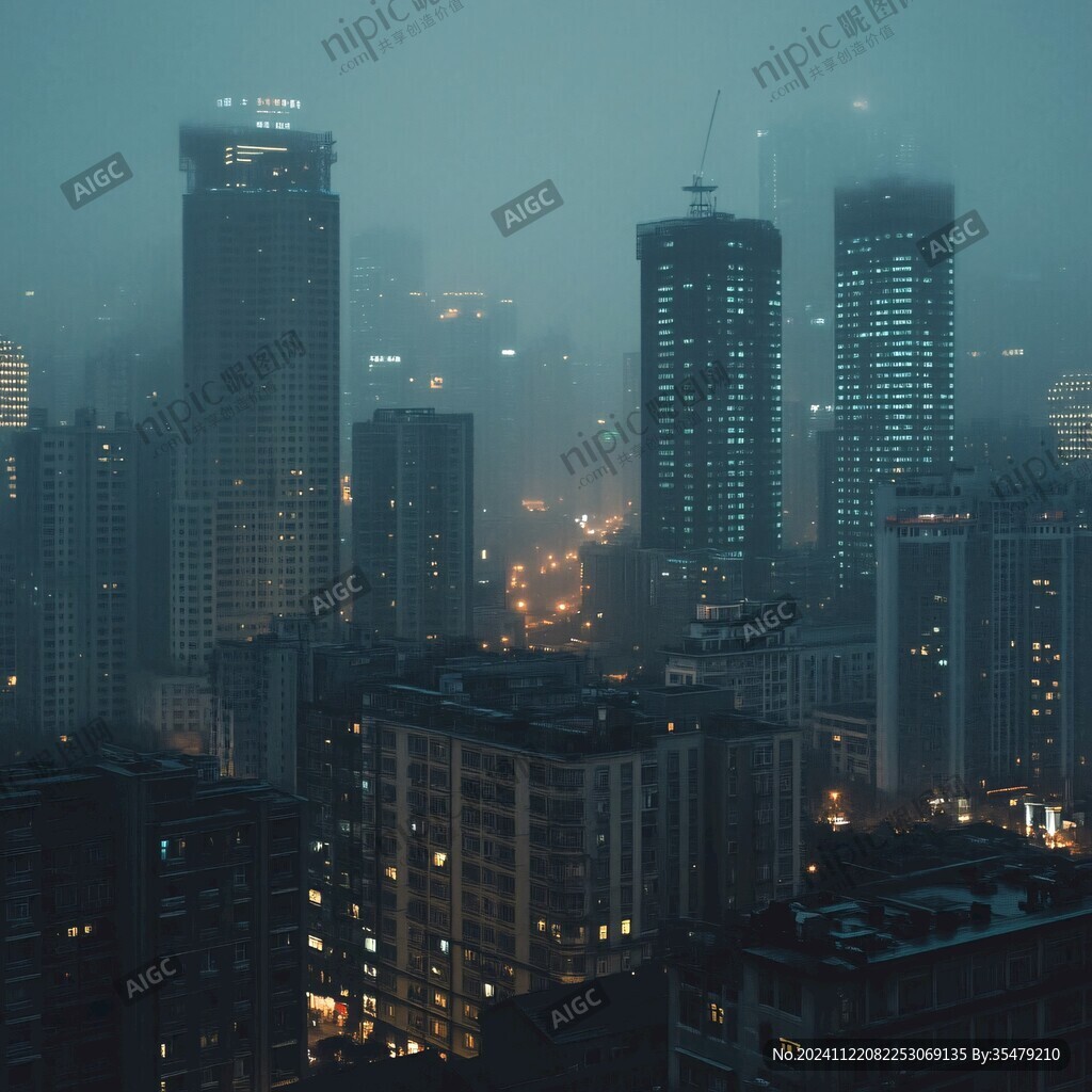 蓝调雾气