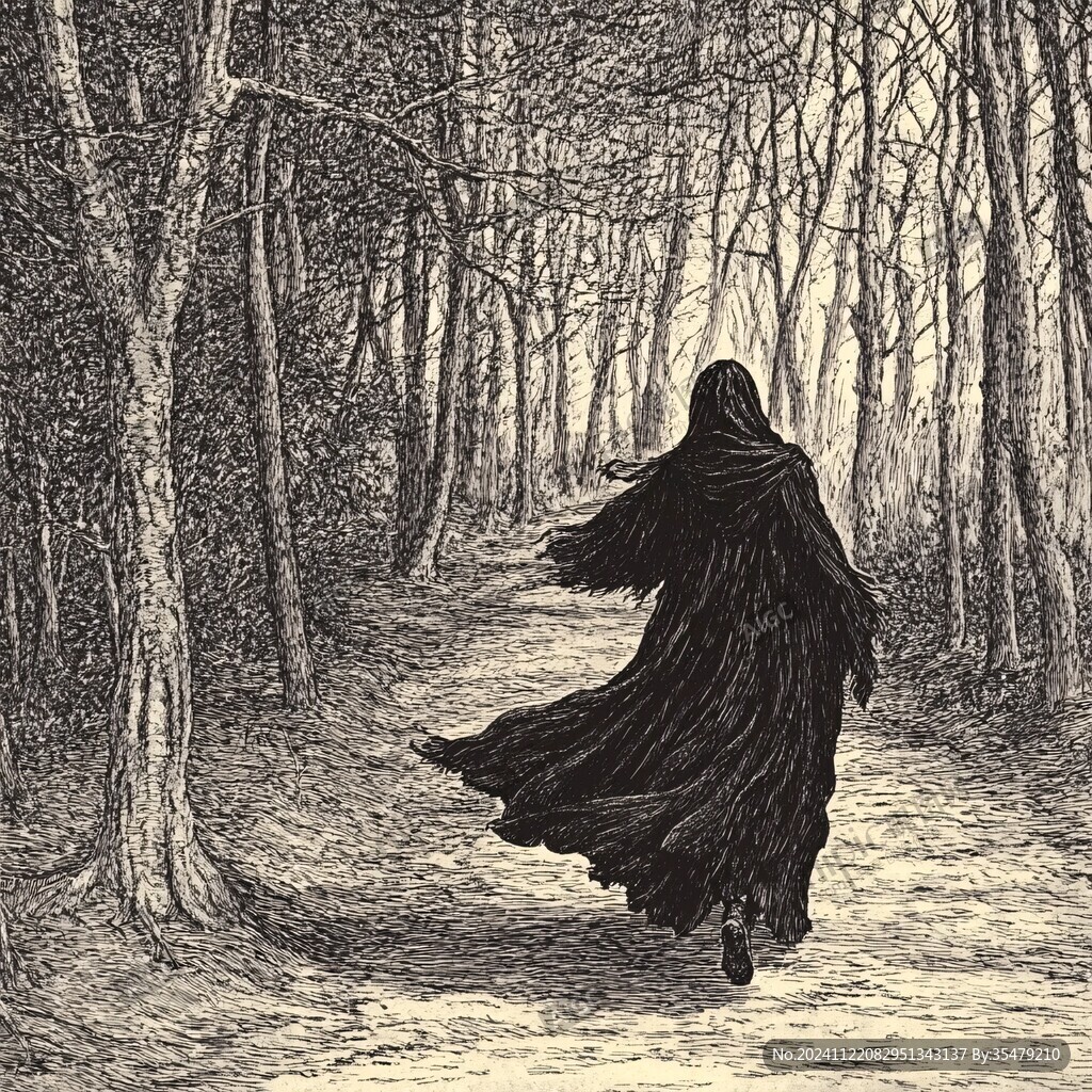 孤独的灵魂插画