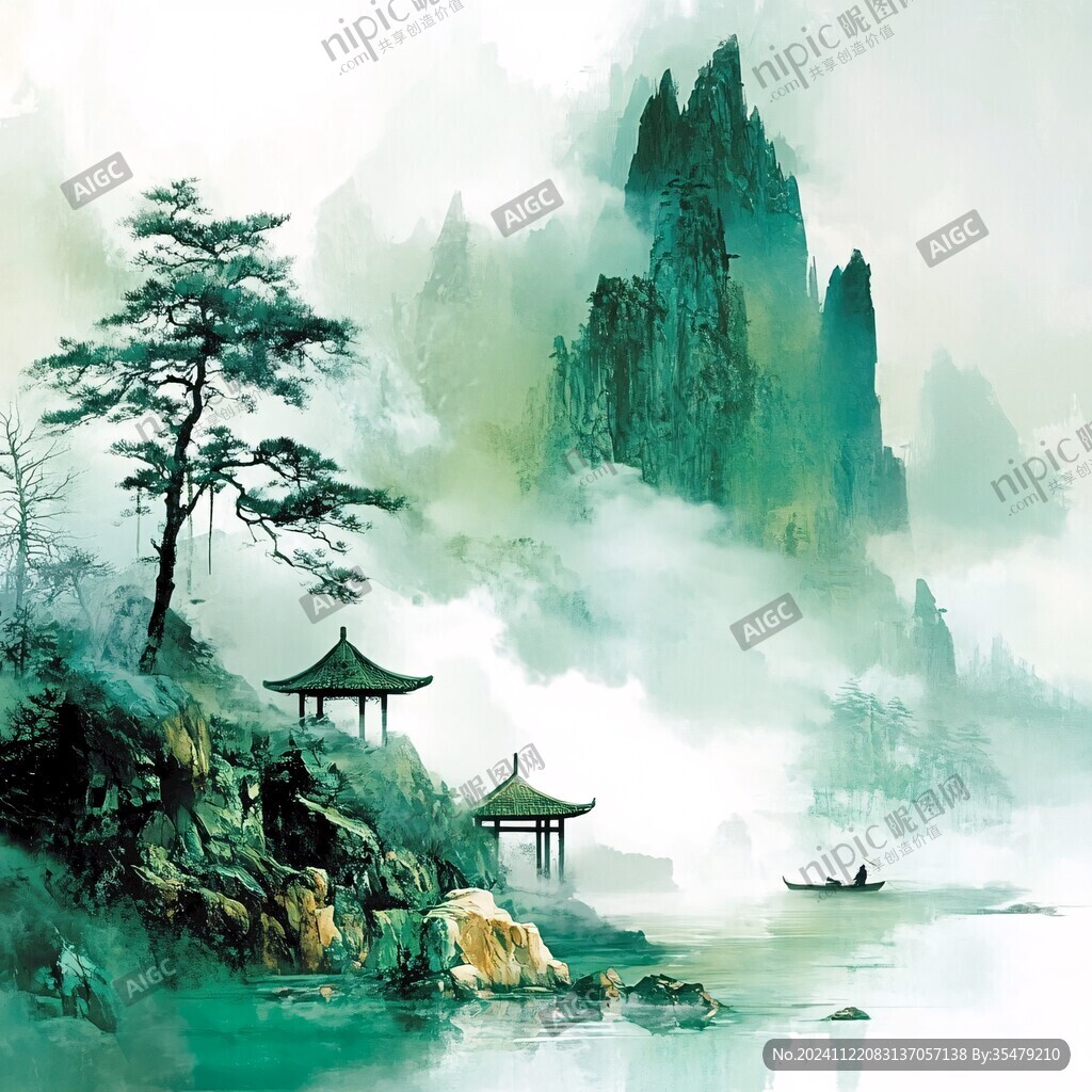 高清古风山水
