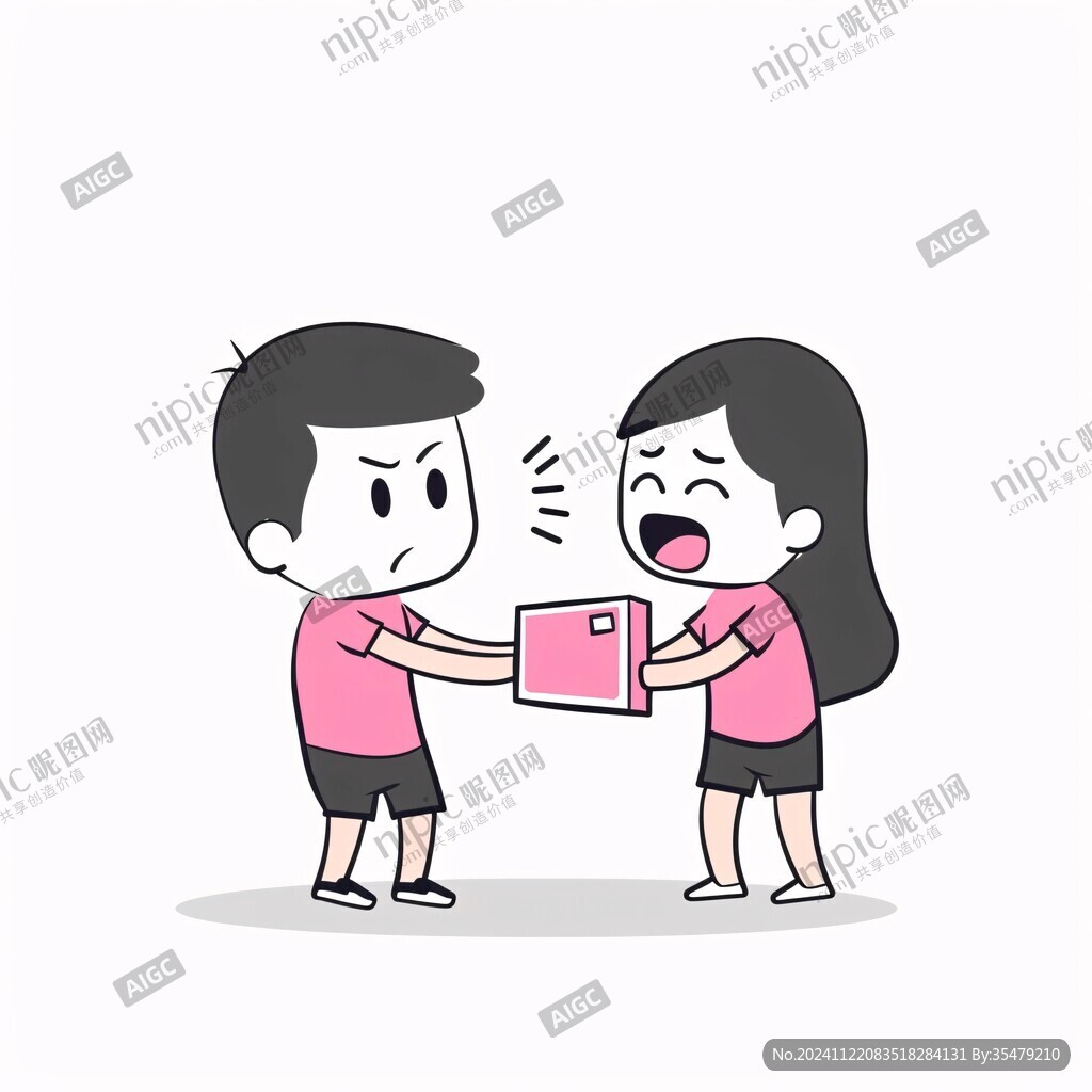 情侣告白卡通形象