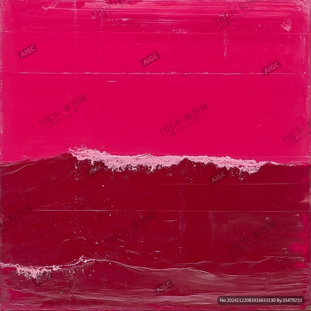 粉色画作