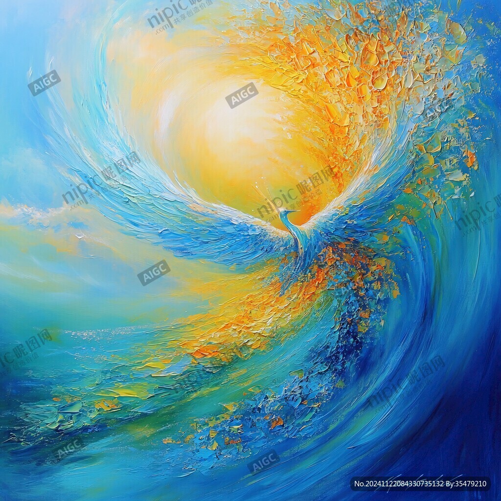 海洋流体画宇宙