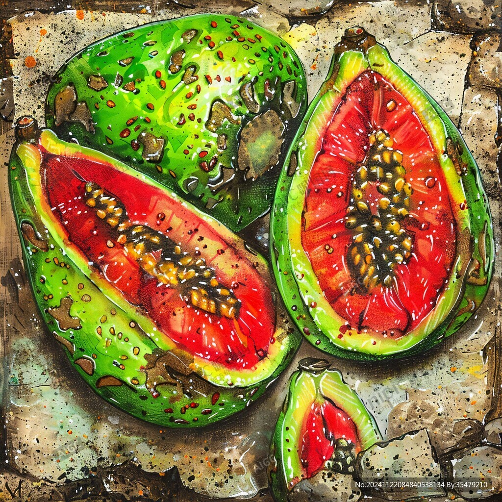 逼真的水果艺术